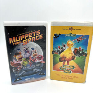 Muppets from Space And Follow That Bird VHS